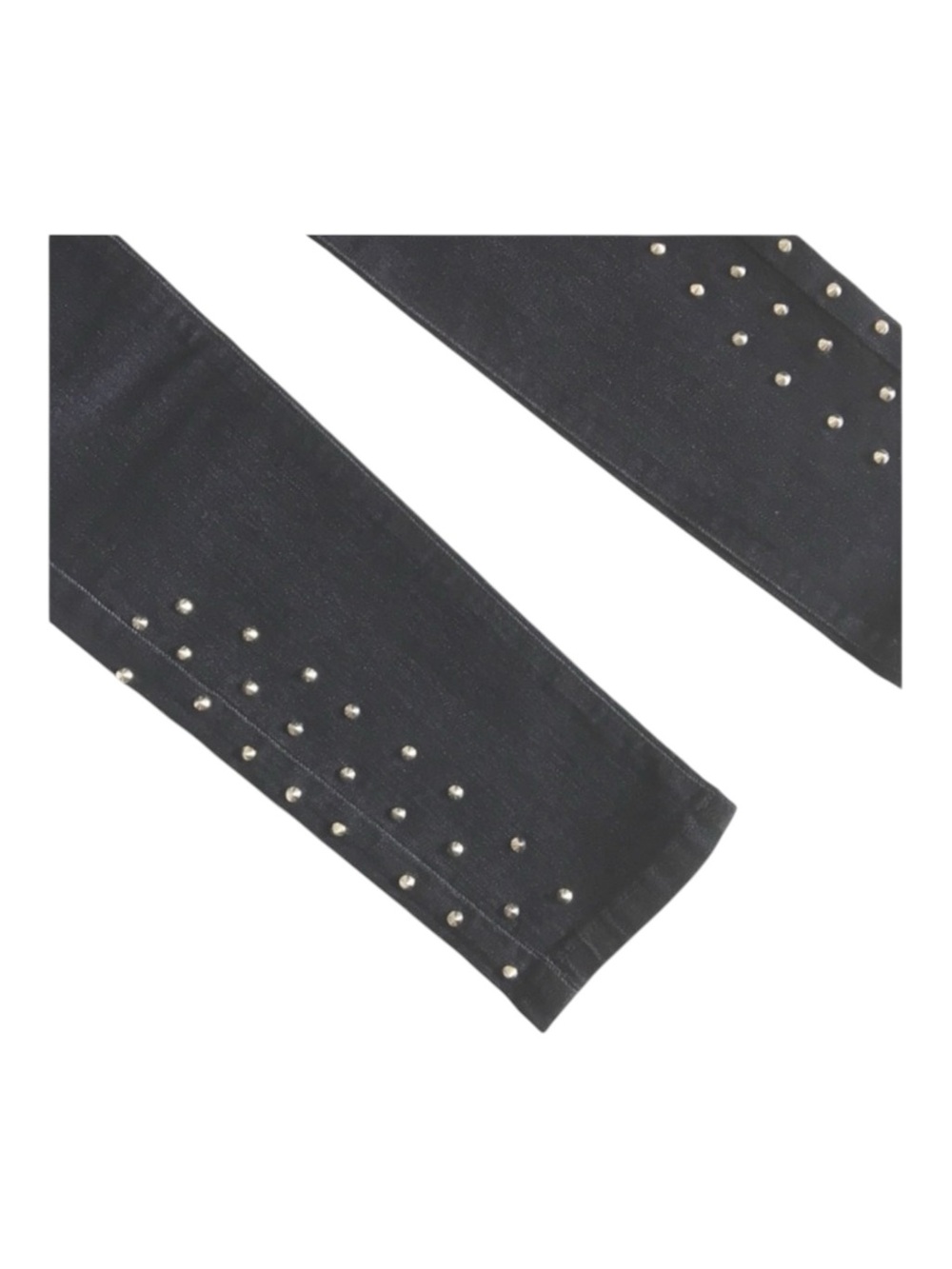 new LF Carmar ★ Stovepipe Studded Skinny Jean Jeans ★ Deep Dark Blue Denim ★ 24 - Picture 6 of 16